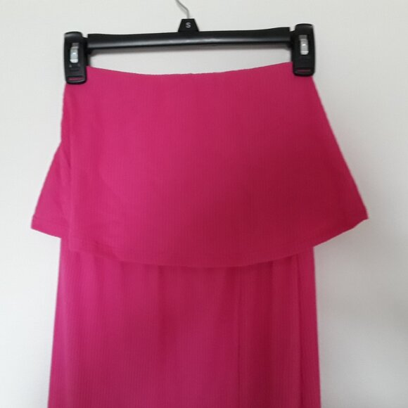 Women's See You Monday Size XS Pink Long Bandeau Dress - Picture 2 of 6